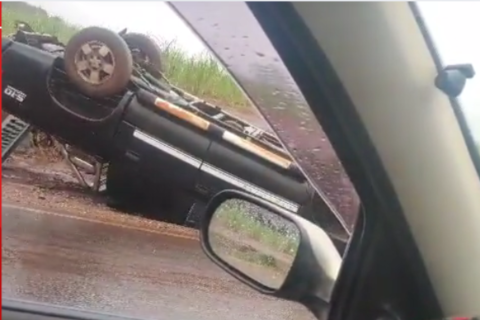 Acidente na Estrada Vicinal José Riul em Jurucê deixa motoristas em alerta